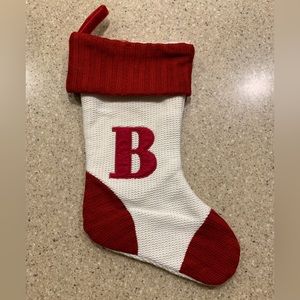 3/$15 Large Letter B Stocking🎄